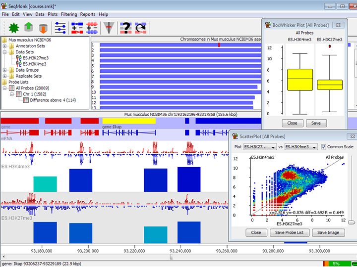 Bioinformatics screenshot