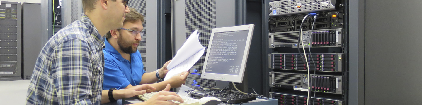 Bioinformatics in server room